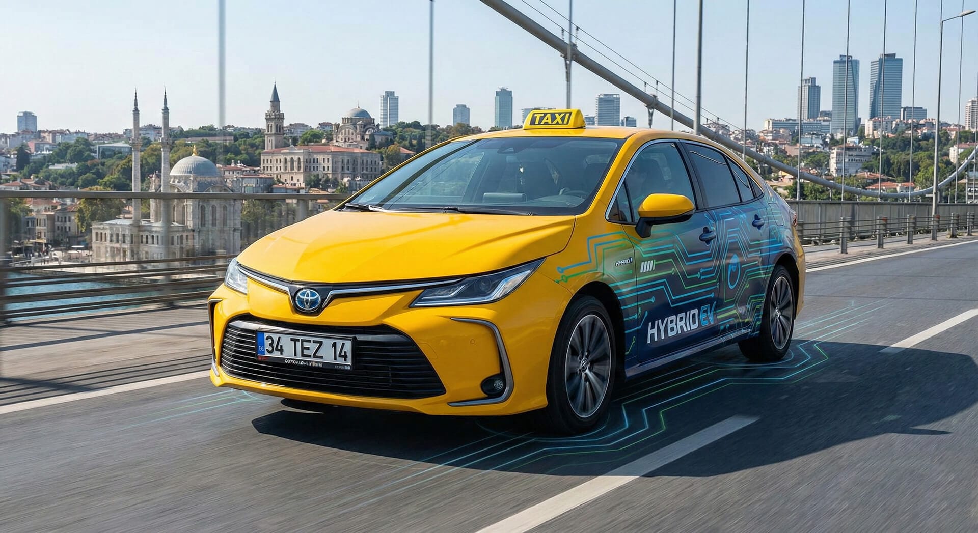 34 TEZ 14 Toyota Corolla Hybrid Taksi